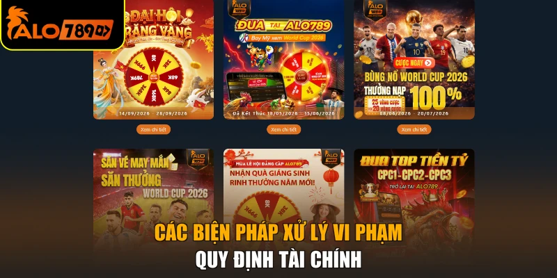 Các biện pháp xử lý vi phạm quy định tài chính