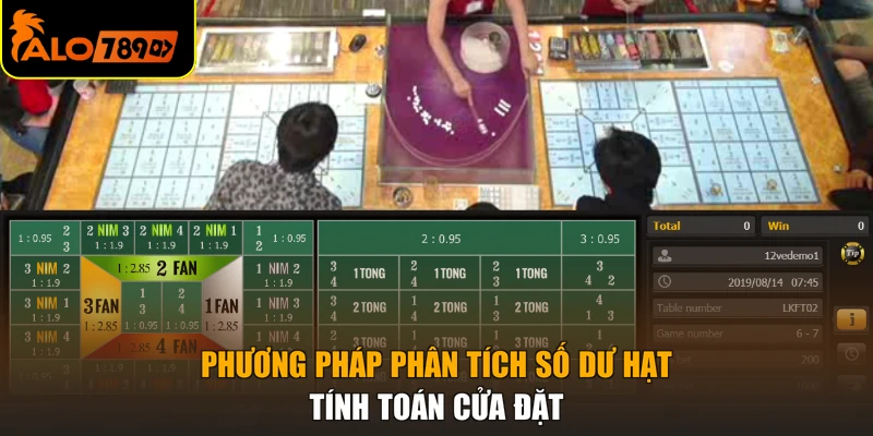 Phương pháp phân tích số dư hạt tính toán cửa đặt